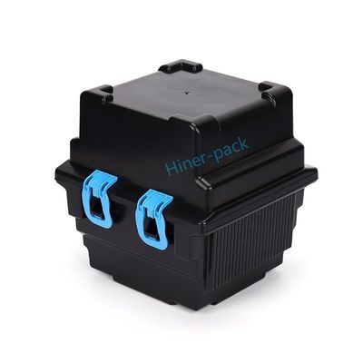 Beli 6 Inch 150mm Hitam ESD Wafer Storage Box Carrier Untuk Transportasi Aman online manufacture
