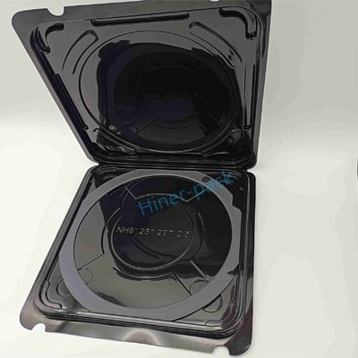 Beli Jelas 8 Inch Silicon Wafer Box Container Hitam PET Bahan Wafer Pengirim Untuk Wafer Fab online manufacture