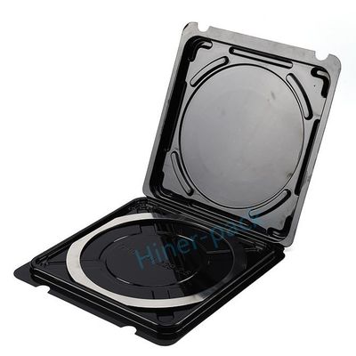 Beli Frame Clamshell Single Wafer Box 6 Inch Silicon Wafer Hitam Dan Transparent Low Outgassing online manufacture