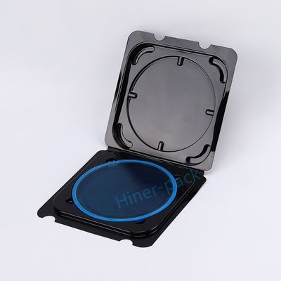 Beli Clamshell Silicon Wafer Box Transparan Hitam Dengan Hoop Ring Sesuai ROHS online manufacture