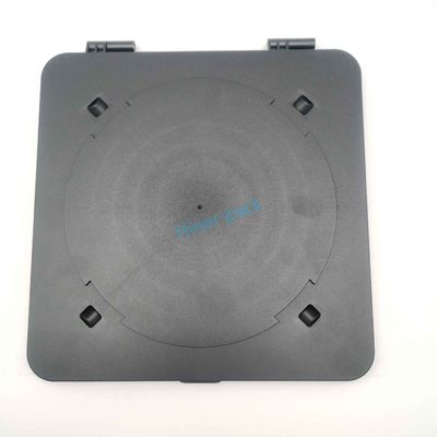 Beli 8 Inch PC Material Black Single Wafer Shipper Box Dengan Hoop Ring Cocok Untuk Wafer Fab online manufacture