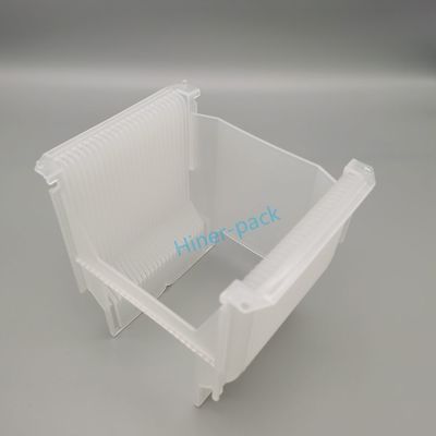 Beli Cleanroom 8 inci transparan PP Material Wafer Carrier Cassette Semikonduktor kotak kemasan online manufacture