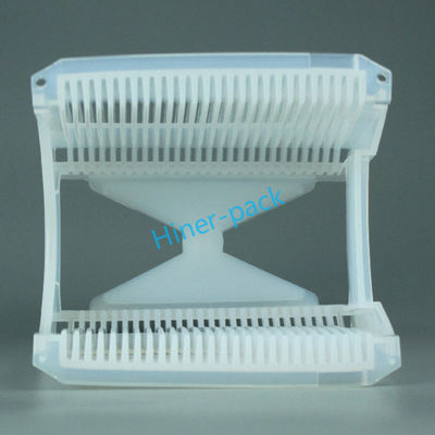 Beli Kaset Wafer Putih 150mm yang disesuaikan Kotak Kemasan Bahan Perlindungan ESD online manufacture