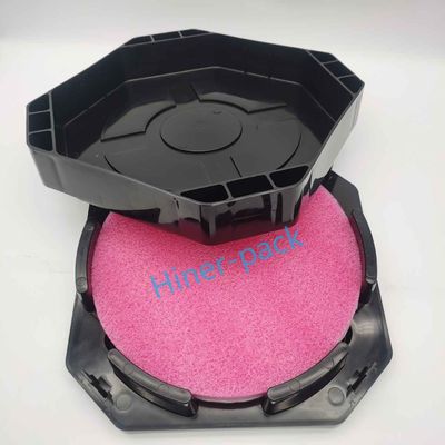 Beli Kemasan Wafer Semikonduktor 12 Inci Hitam Bahan PP Konduktif Wafer Horisontal Pengirim online manufacture
