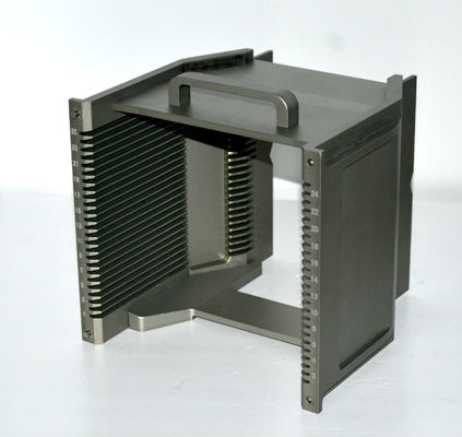 Beli Anti-statis 8 Inch 25 Slot Metal Wafer Cassette Vertikal Bahan Aluminium online manufacture