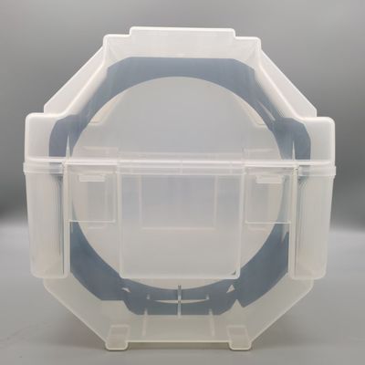 Beli Kotak Pengiriman Wafer Transparan 8 Inci Untuk Transportasi Dan Penyimpanan Dengan Pelepasan Gas Rendah online manufacture