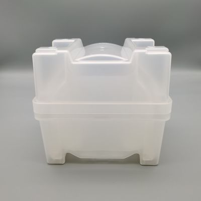 Beli 6 Inch 150mm Wafer Shipping Box PP Base Lid Cassette Set Warna Transparan Dengan Kompatibilitas Tinggi online manufacture