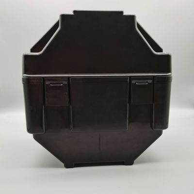 Beli 8 Inch Black Wafer Shipping Box 25 Slots ESD PP Material Ramah Lingkungan Digunakan secara luas di bidang Semikonduktor online manufacture