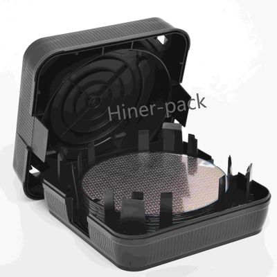 Beli 8 Inch Wafer Shipping Box Black Wafer Stack Box Antistatik Horizontal Digunakan Untuk Wafer Fab online manufacture