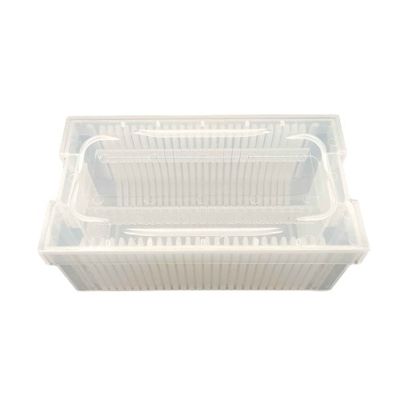 Beli 3 Inch Resistance Surface Multi Vertical Carrier Dengan Ultra Clear PP Untuk Pengiriman Wafer online manufacture