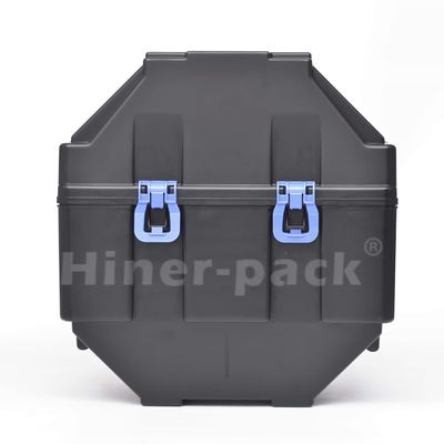 Beli Untuk 25PCS 12 Inch Wafer Flex Frame Shipper Konduktif PP Hitam Wafer Storage Box online manufacture